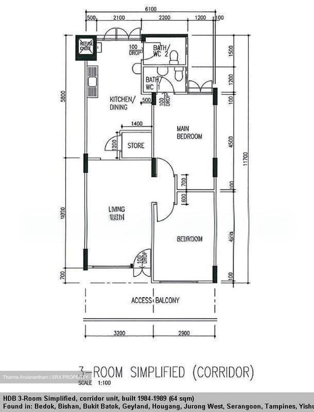 Blk 212 Bukit Batok Street 21 (Bukit Batok), HDB 3 Rooms #626868891
